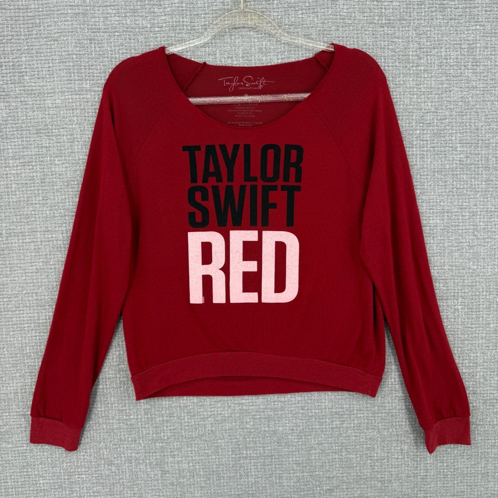 Taylor‎ Swift Red Tour Sweatshirt Women Size S Red OG Pullover Soft Cozy